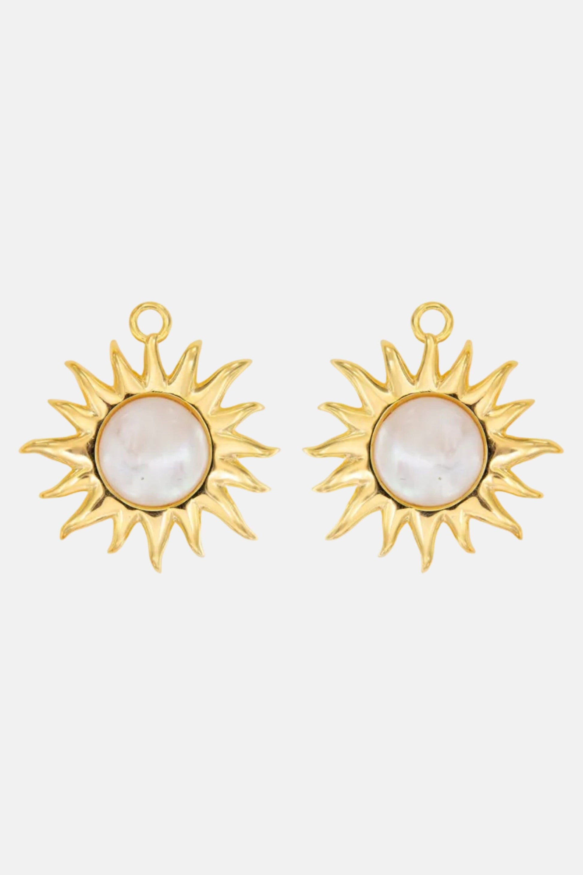 Colgantes Sol Fascinante Intermedio Madreperla Blanca Necklaces Coolook 
