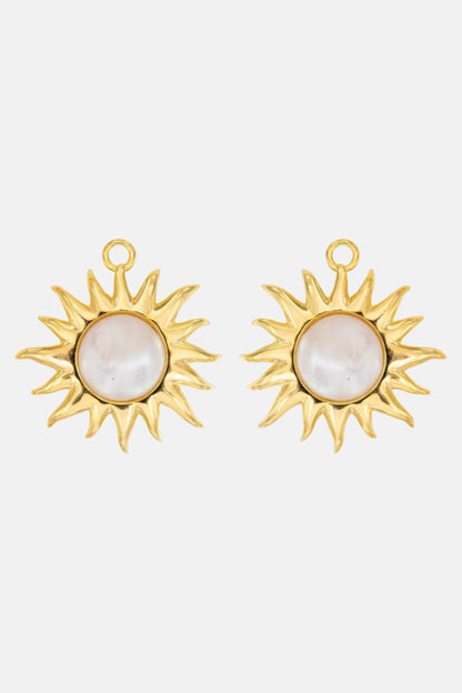 Colgantes Sol Fascinante Intermedio Madreperla Blanca Necklaces Coolook 