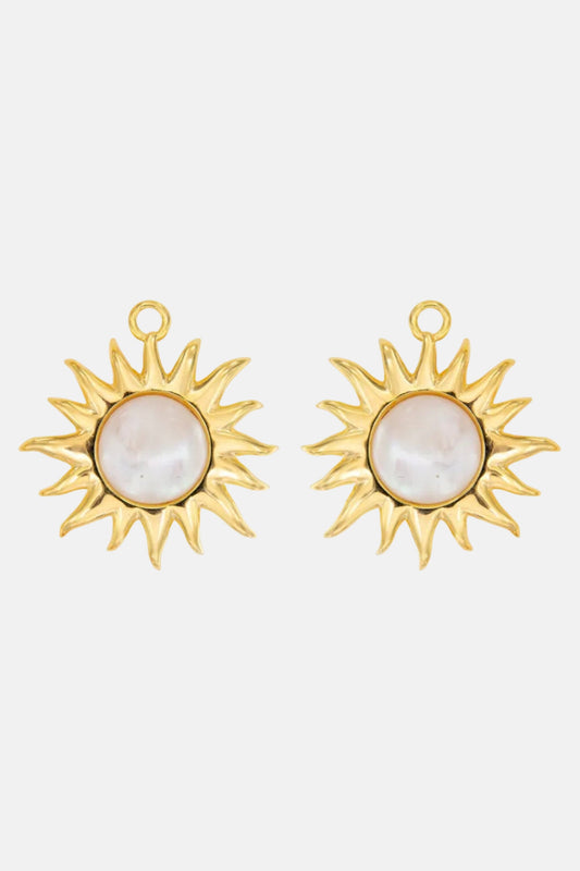 Colgantes Sol Fascinante Intermedio Madreperla Blanca Necklaces Coolook 
