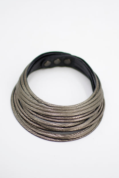 Collar Coa Medium Plomo Necklaces Ecue 