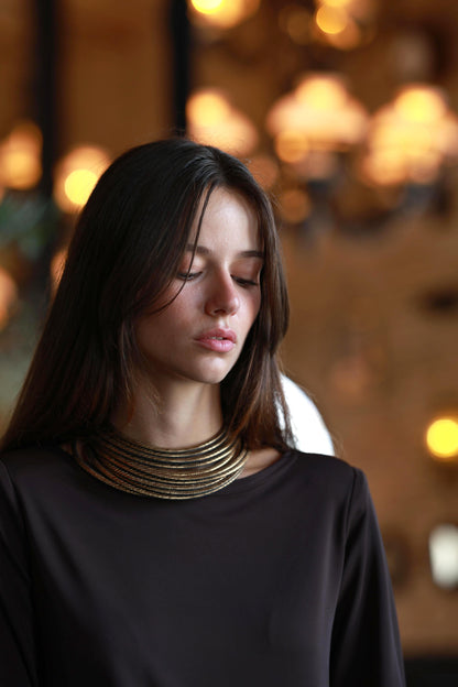 Collar Coa Small Dorado Necklaces Ecue 