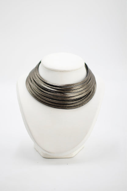 Collar Coa Small Plomo collares Ecue 