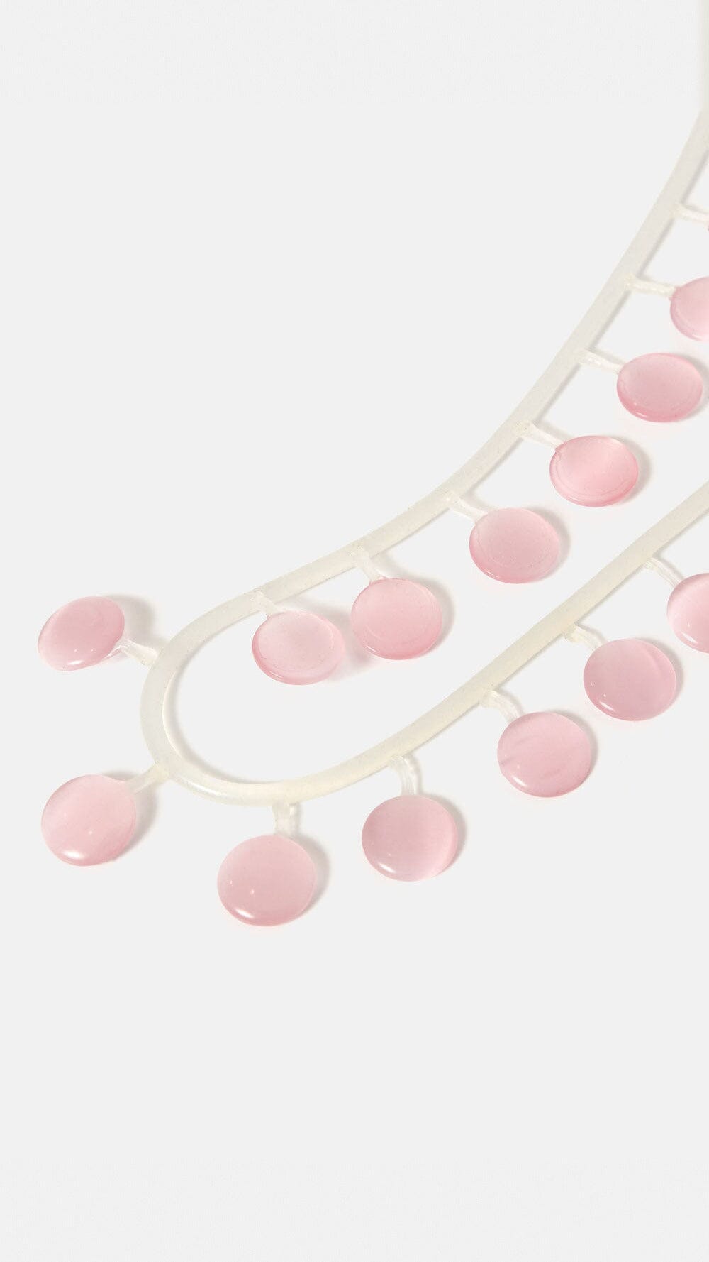 Collar flotante pink Necklaces Joaquin Blanco 