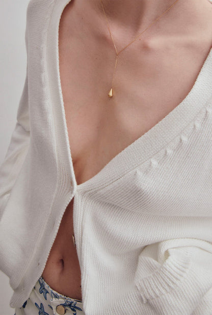 Collar Gota de Oro Necklaces Ynes Suelves Jewellry 