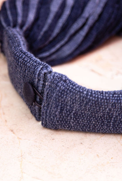 COLLAR LANA BICOLOR AZUL VAQUERO/ MARINO Necklaces Victoria de Talhora 