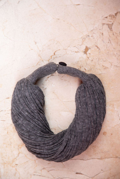 COLLAR LANA GRIS MELANGE Necklaces Victoria de Talhora 