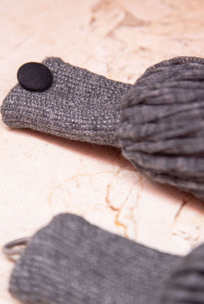 COLLAR LANA GRIS MELANGE Necklaces Victoria de Talhora 