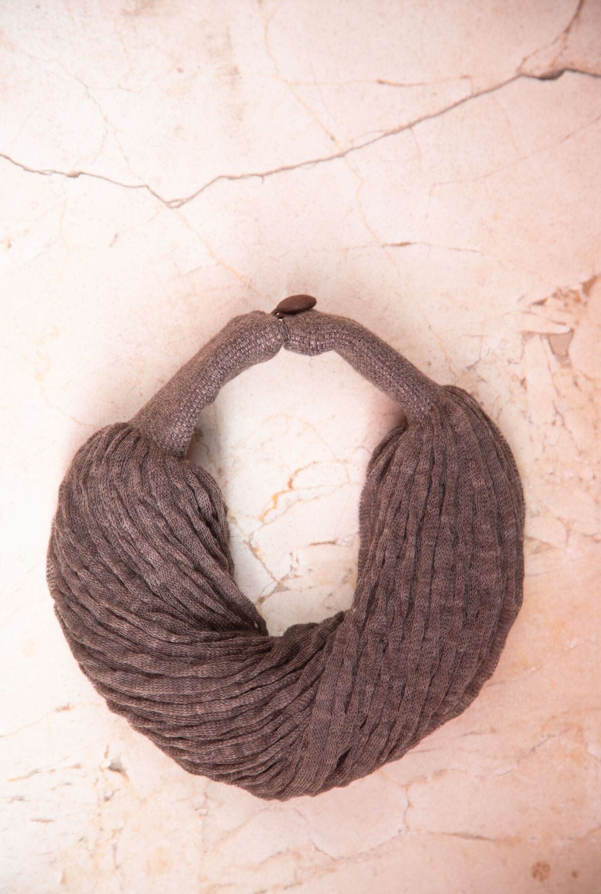 COLLAR LANA MARRÓN MELANGE Necklaces Victoria de Talhora 