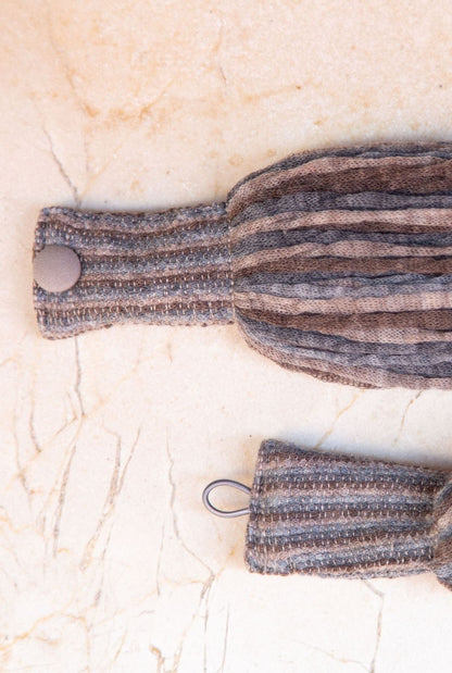 COLLAR LANA MULTI TOPO/MARRÓN 2 GRISES Necklaces Victoria de Talhora 