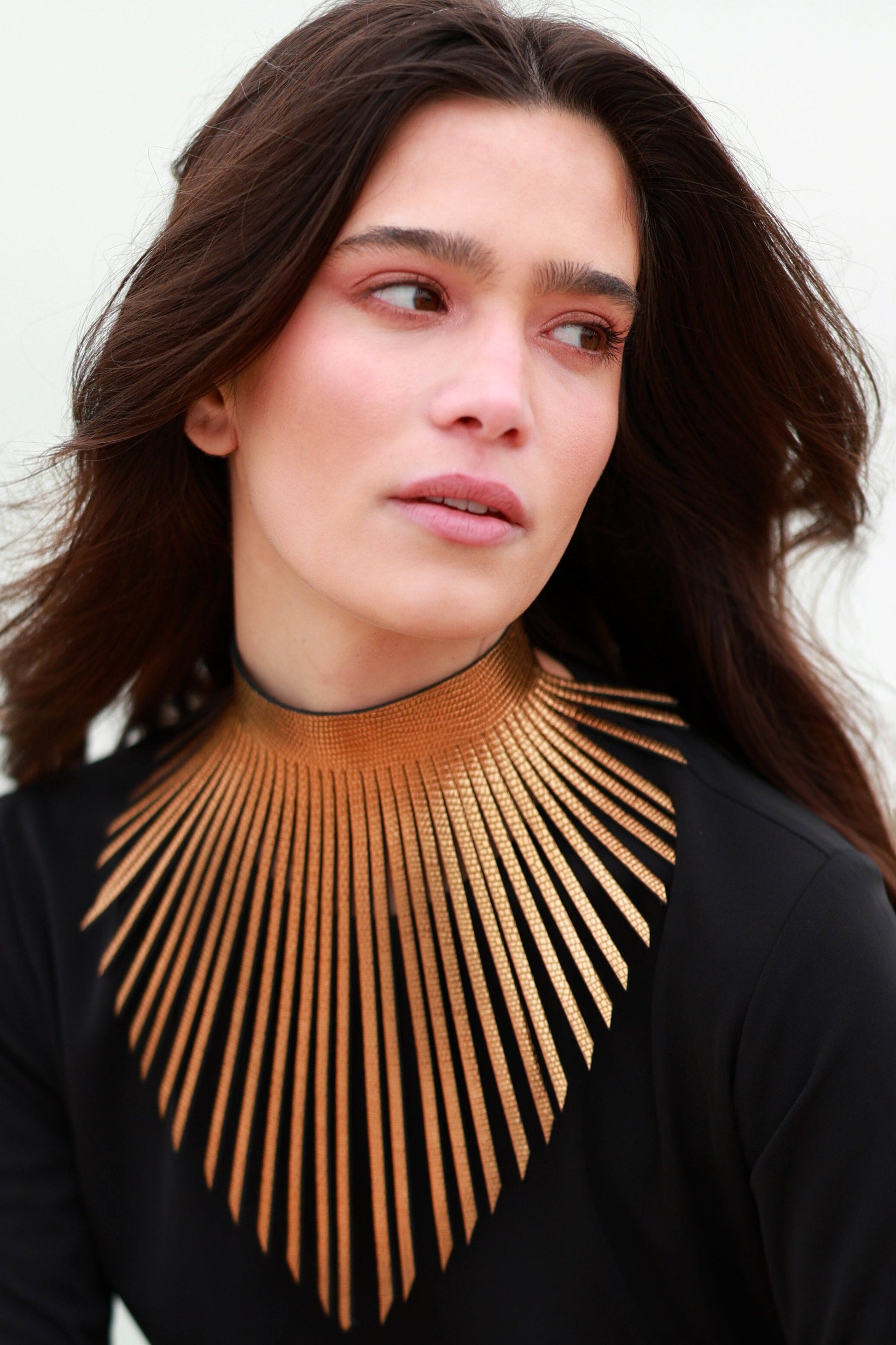 Collar Rai Dorado Necklaces Ecue 