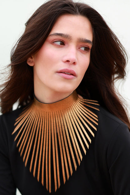 Collar Rai Dorado Necklaces Ecue 