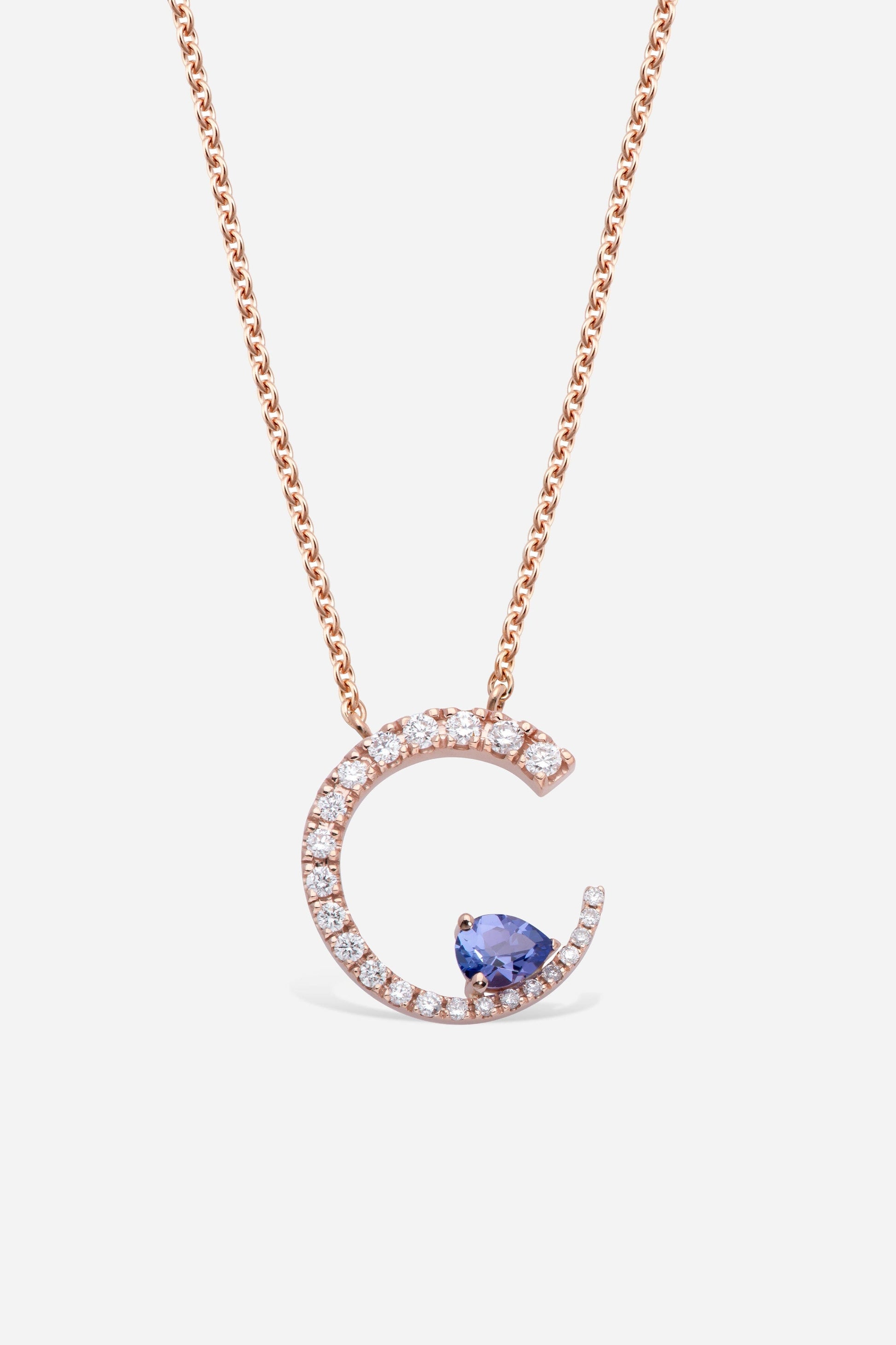 Collar Sasa M Tanzanita Necklaces Gold & Roses 