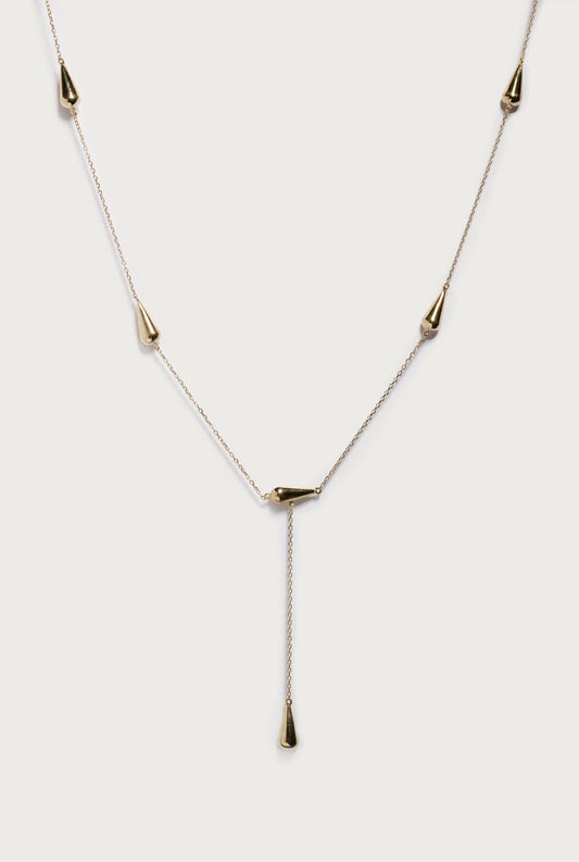Collar Seis Gotas de Oro Necklaces Ynes Suelves Jewellry 