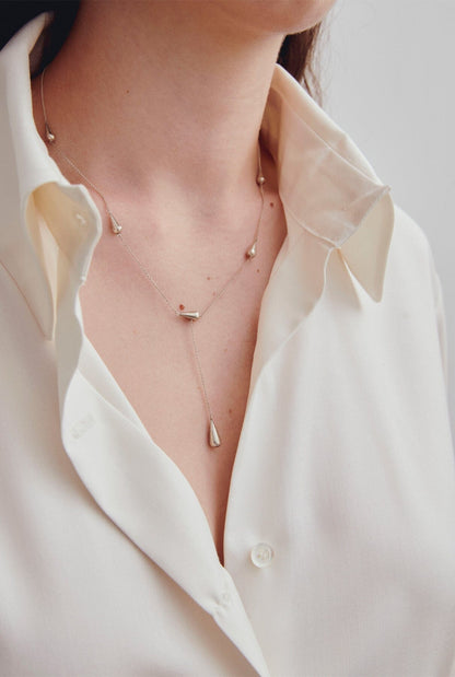 Collar Seis Gotas de Plata Necklaces Ynes Suelves Jewellry 
