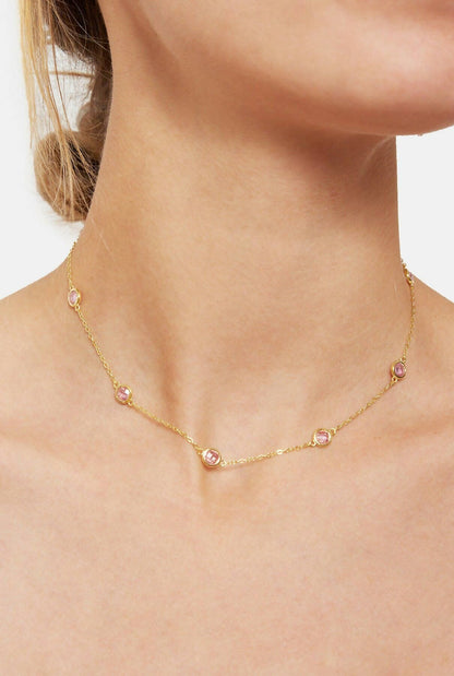 Collar Sirius Mini rosa Necklaces Coolook 