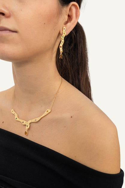 Collar Sun Oro Necklaces Clara & Beth 