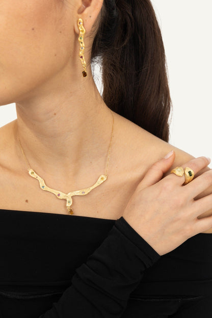 Collar Sun Oro Necklaces Clara & Beth 