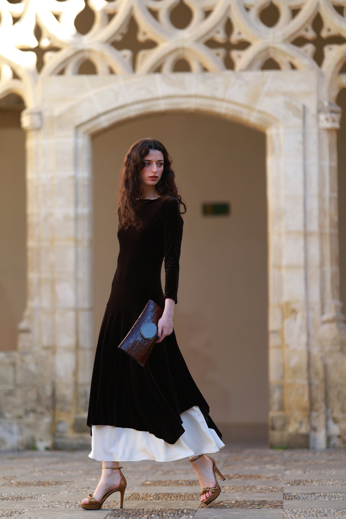 Combi Velvet Dress Dresses Elisa Cortés 