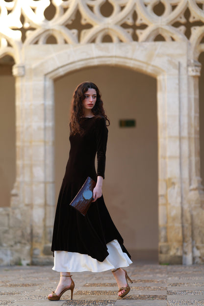 Combi Velvet Dress Dresses Elisa Cortés 