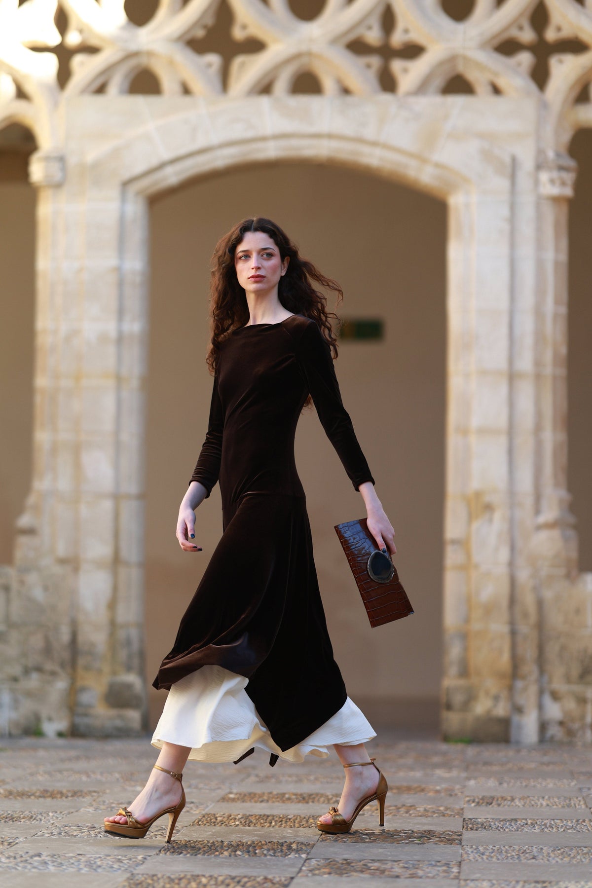 Combi Velvet Dress Dresses Elisa Cortés 
