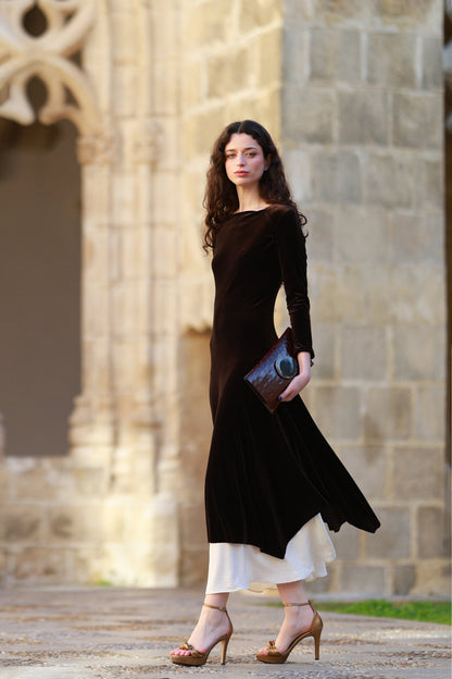 Combi Velvet Dress Dresses Elisa Cortés 