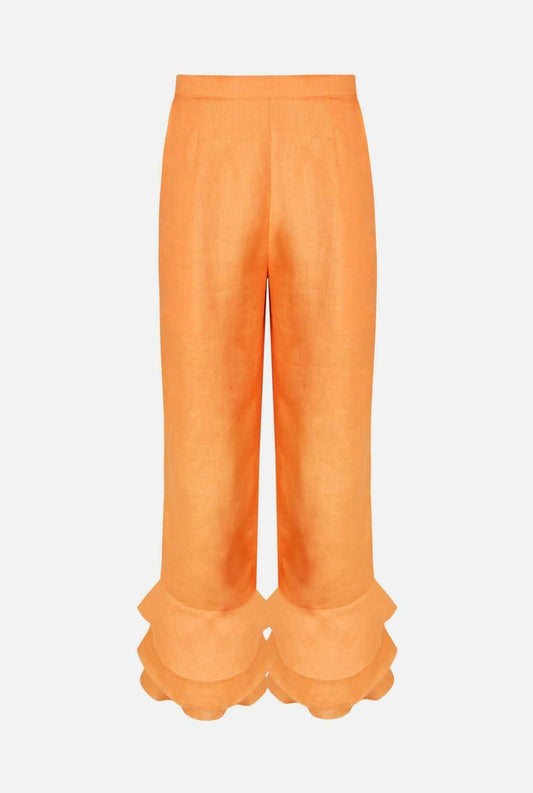 Comillas Trousers - Naranja Trousers Diddo Madrid 