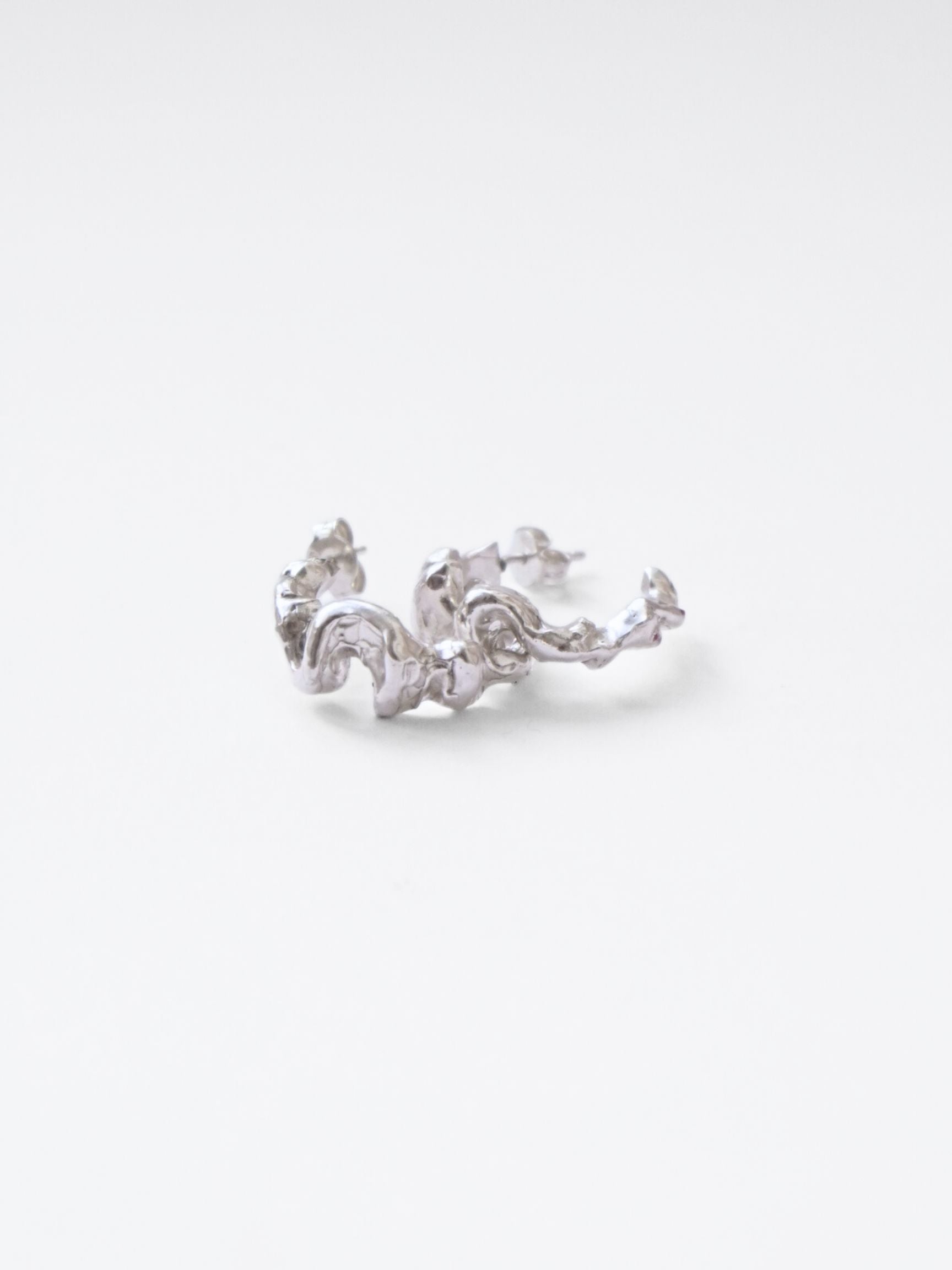 Continu Earrings Silver Earrings Albert Coll 