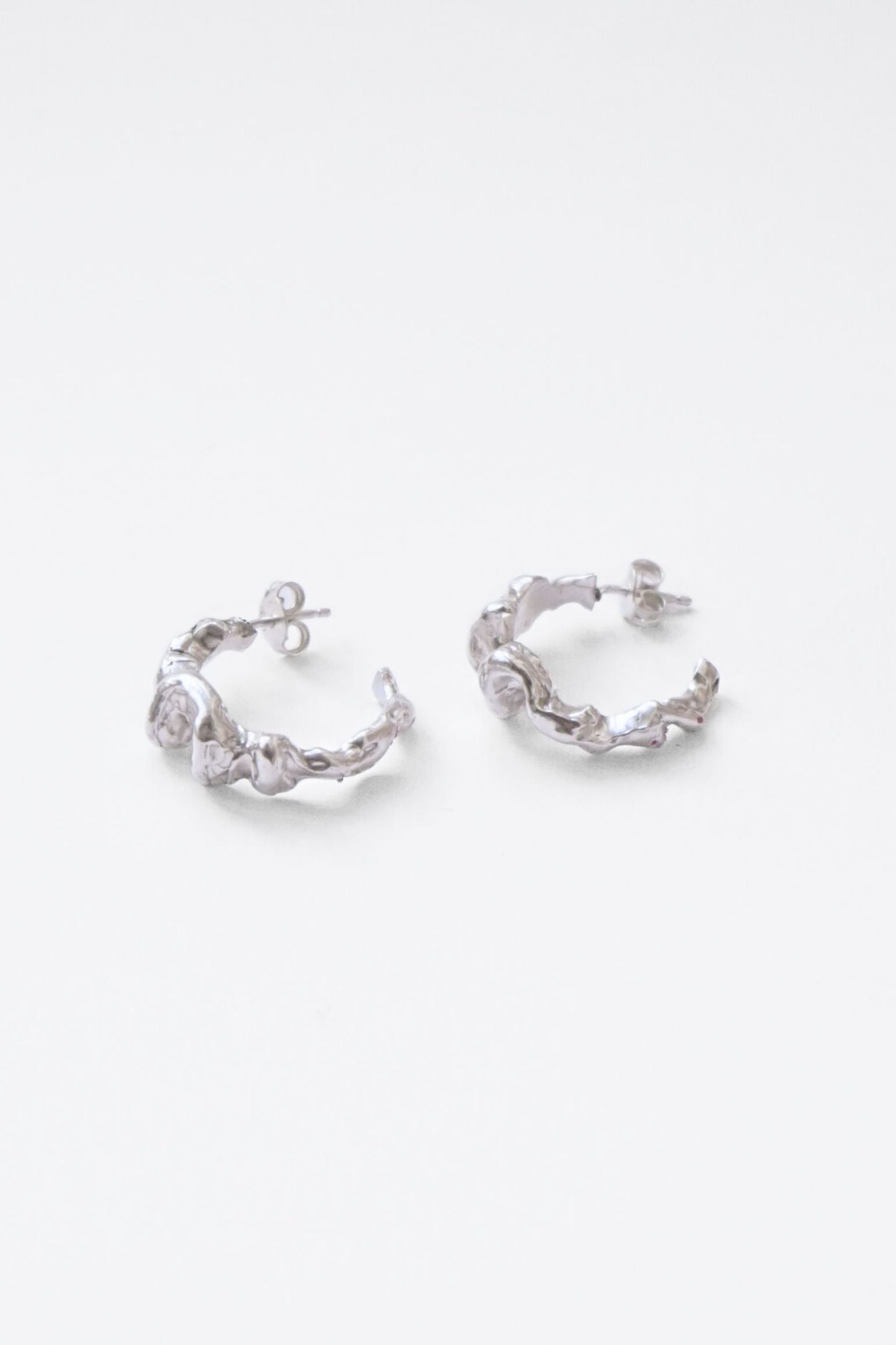 Continu Earrings Silver Earrings Albert Coll 