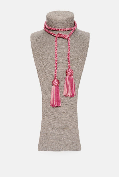 Cordón seda rosa Necklaces SOYFASCINANTE 