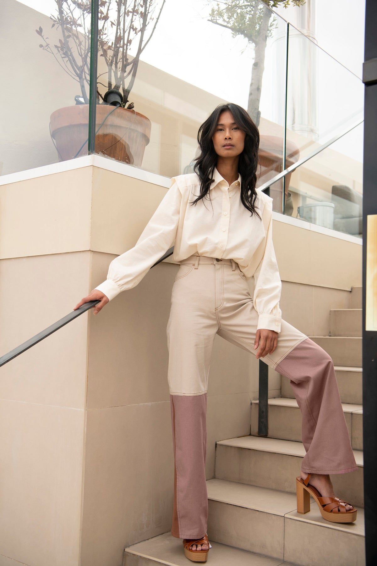 Coro Stretch Pants Trousers Julise Magon 