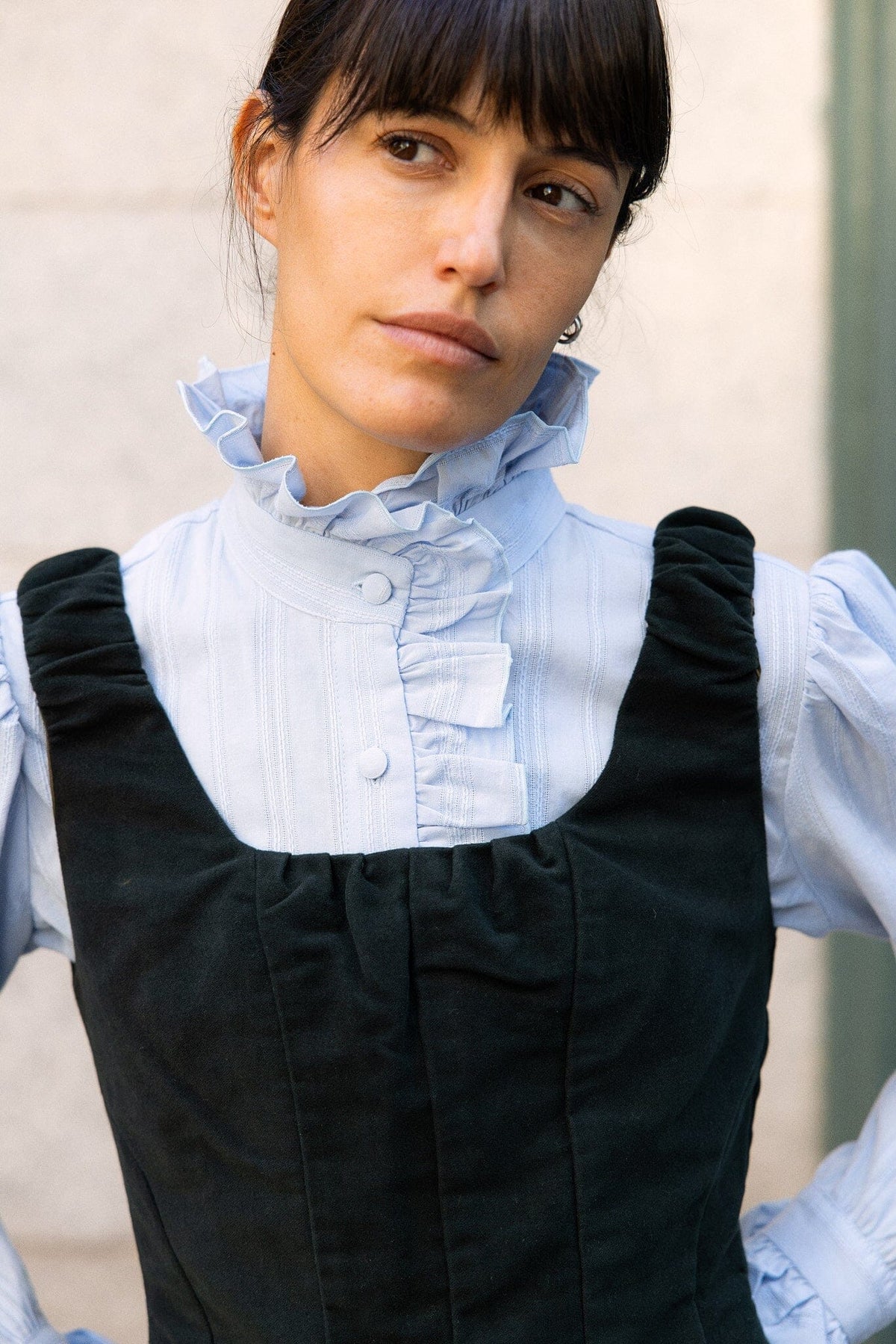 Corsé Camille Verde Botella Tops and Blouses IPA BRAND 