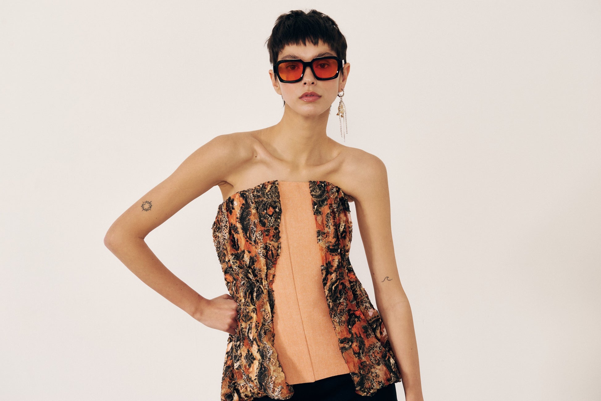 Corset drapeado Shirts & Tops E.R.A.X. 