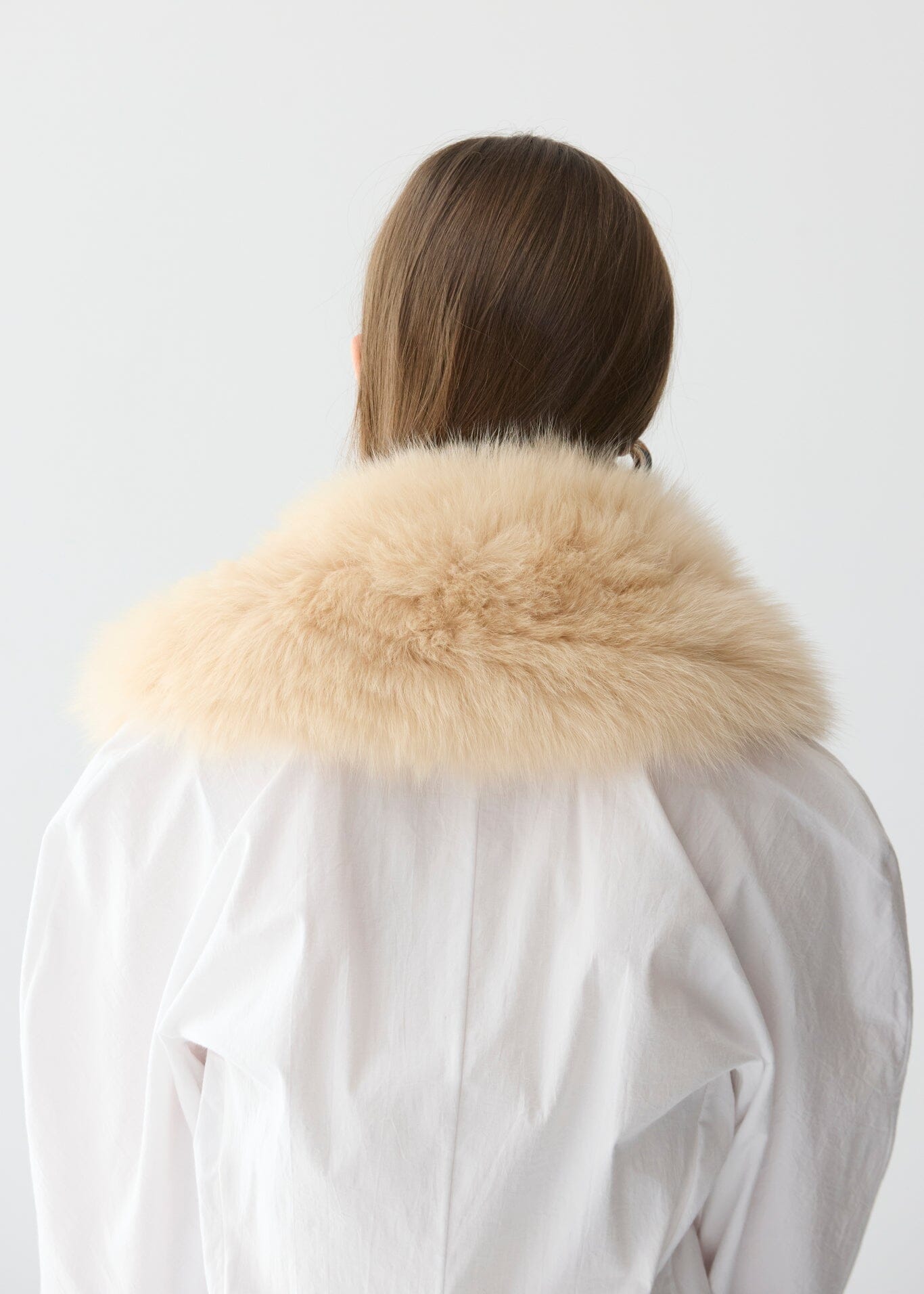 Cuello de pelo camel claro Miguel Marinero 