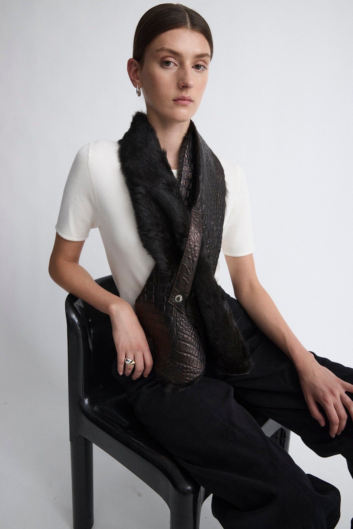 Cuello de pelo lapin Foulards & Scarves Miguel Marinero 