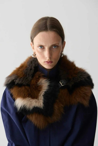 cuello de pelo multicolor edicion limitada Scarf Miguel Marinero 