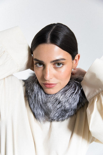 Cuello de zorro gris Foulards & Scarves Baltei Studio 