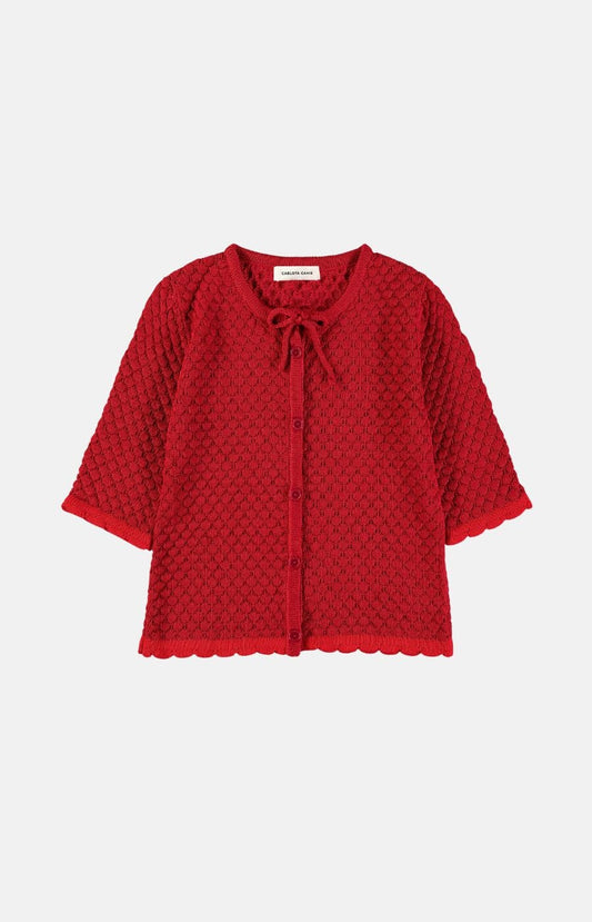 Cute Cardigan Cherry Sweaters Carlota Cahis 