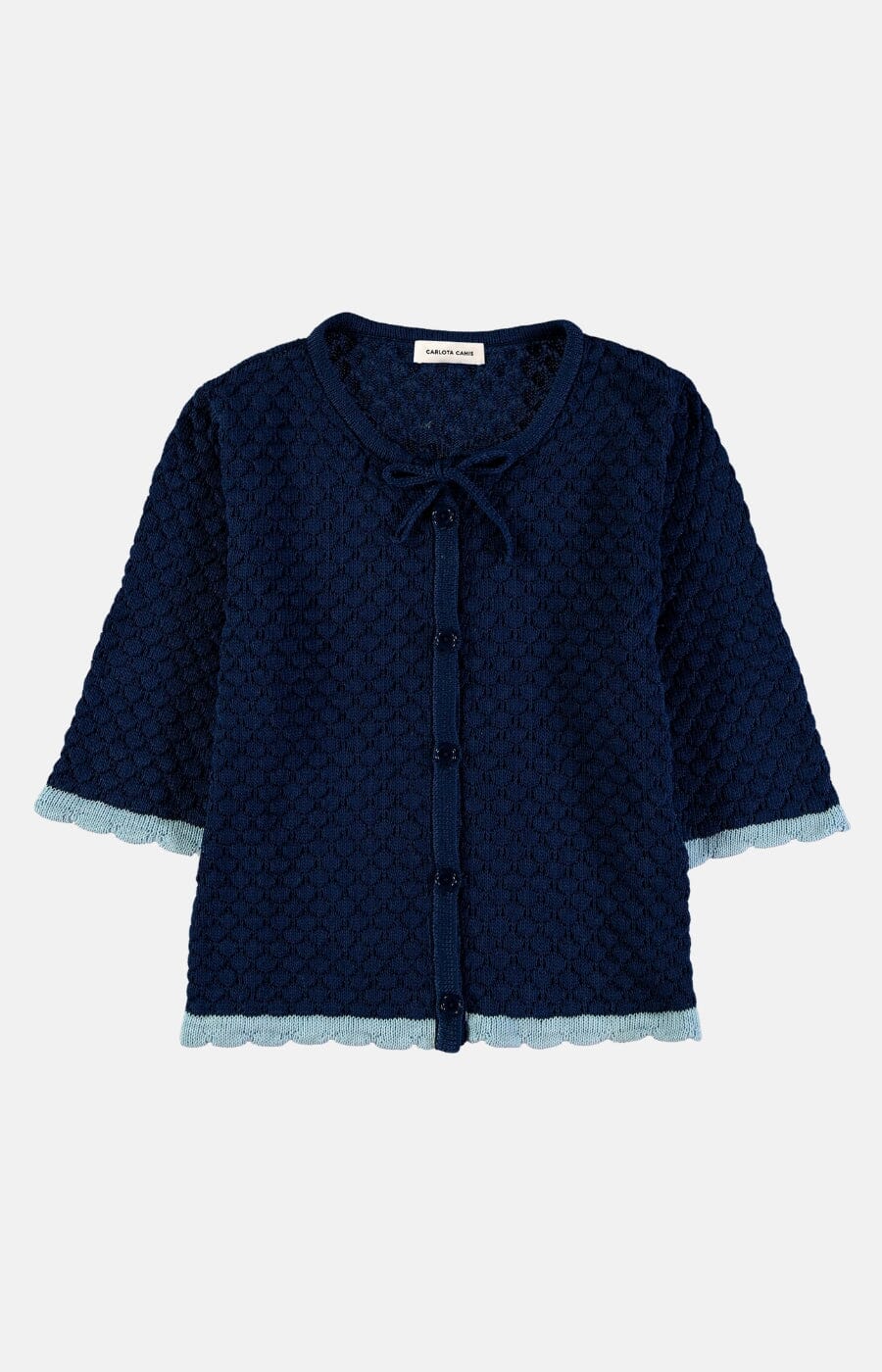 Cute Cardigan Navy Sweaters Carlota Cahis 