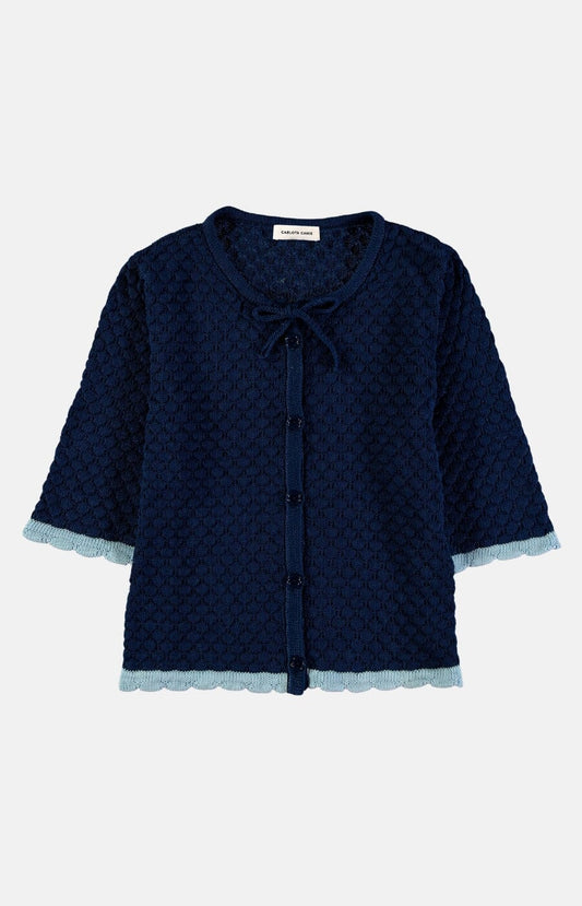 Cute Cardigan Navy Sweaters Carlota Cahis 