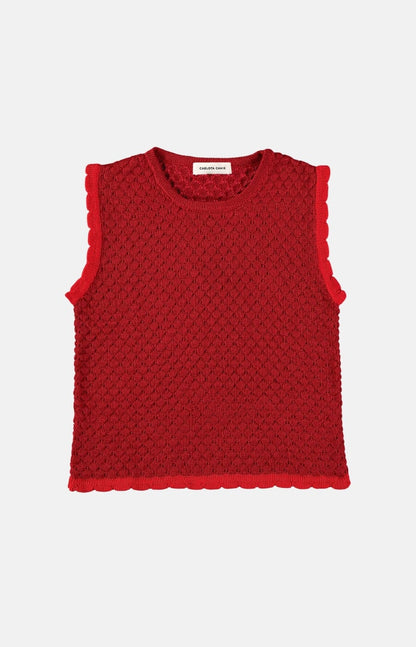 Cute Vest Red Vests Carlota Cahis 