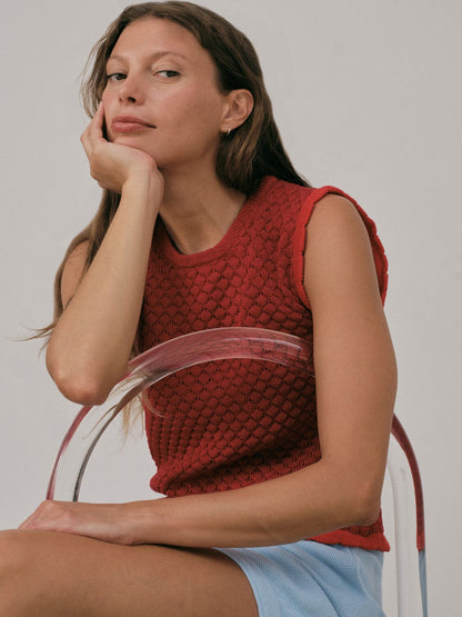 Cute Vest Red Vests Carlota Cahis 