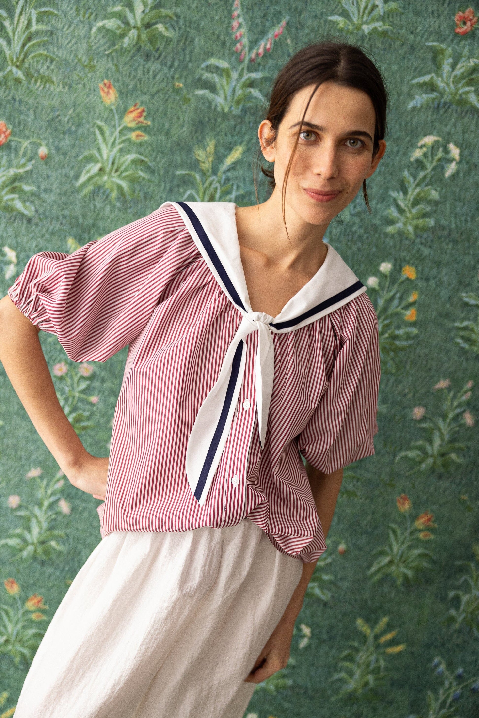 Danae Red Shirt Camisa Maràvic 