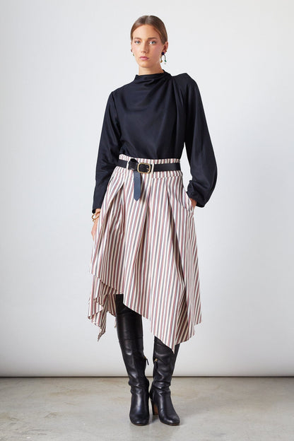 Daphne Top Black Shirts & Tops The Label Edition 