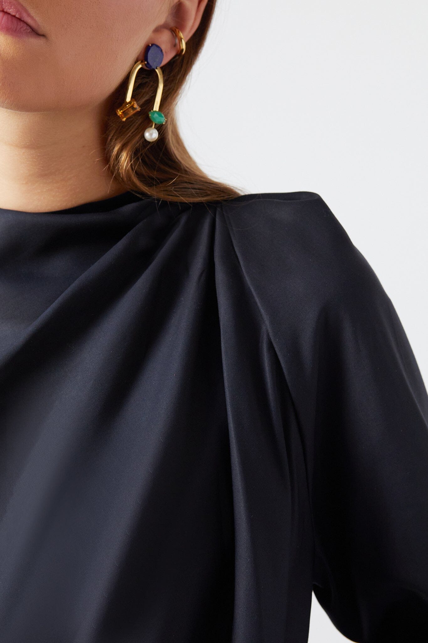 Daphne Top Black Shirts & Tops The Label Edition 