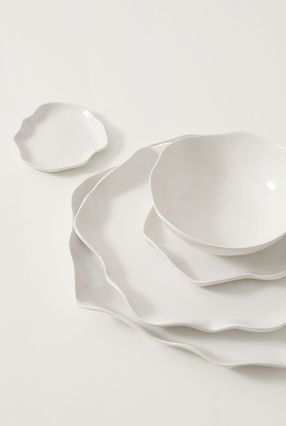 Deep plate White Lotus Tableware MARTINA & EVA 