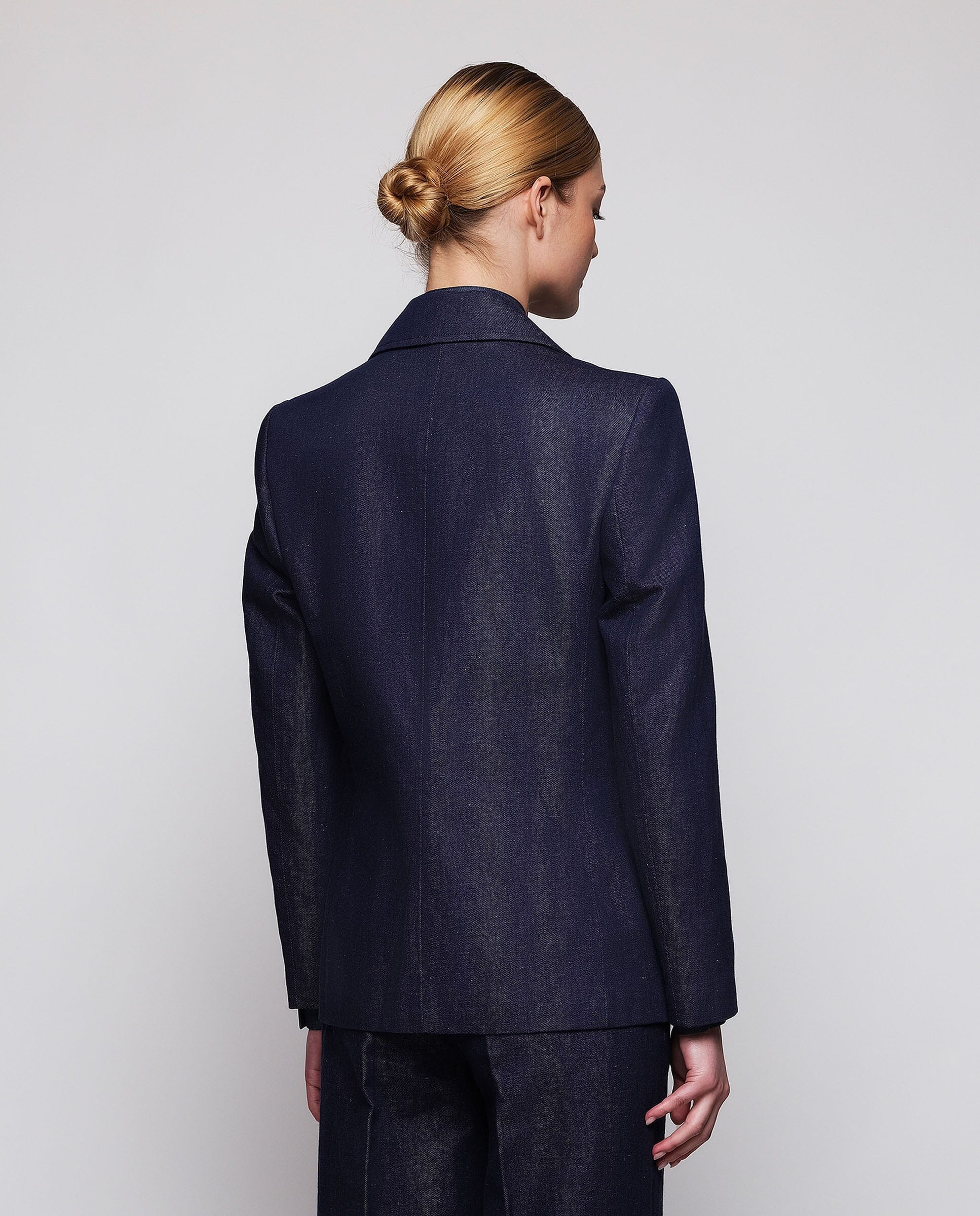 Denim blazer with appliqués OUTERWEAR Mirto 