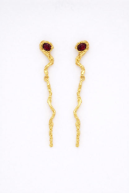Deriva Earrings Gold Earrings Albert Coll 
