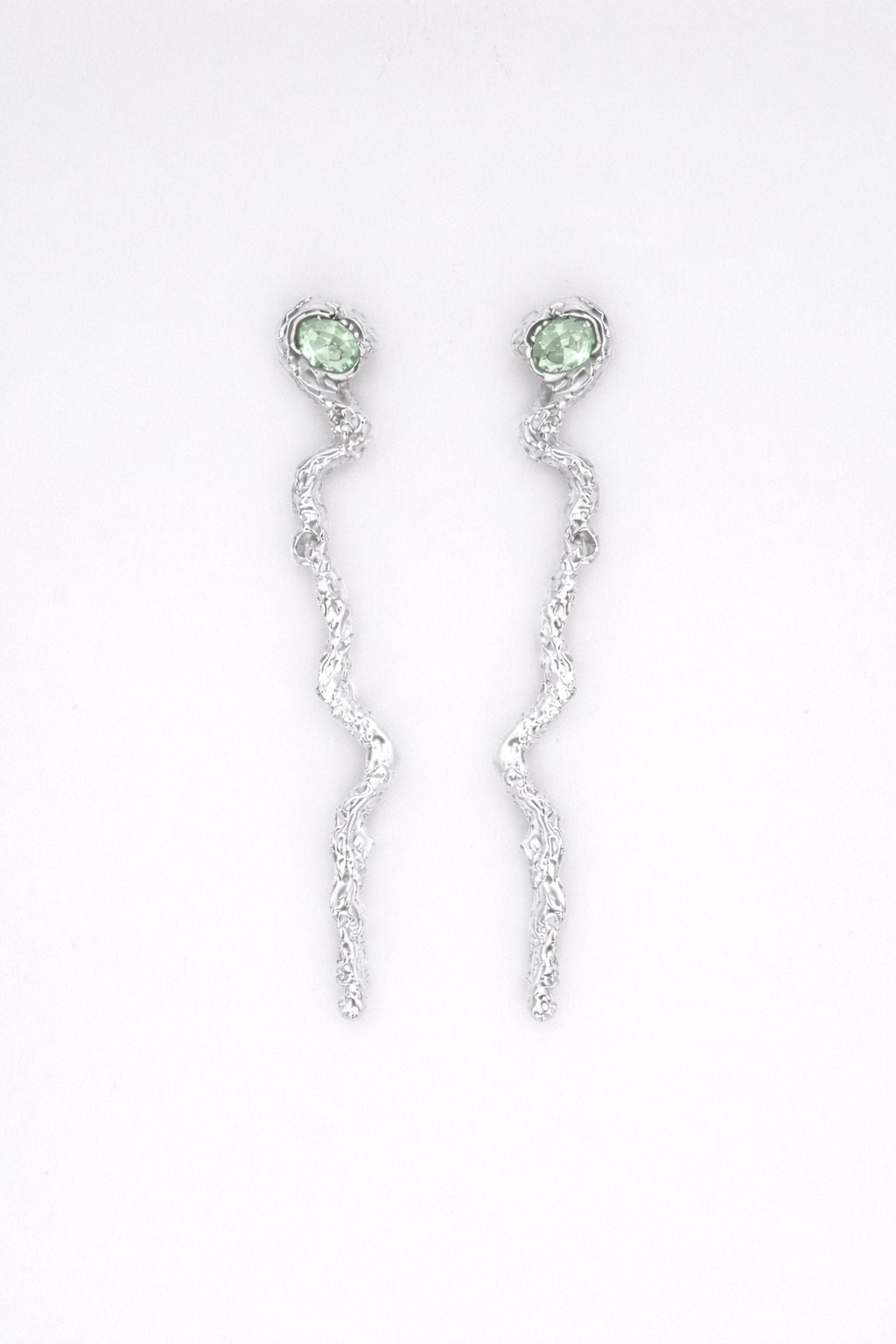 Deriva Earrings Silver Earrings Albert Coll 