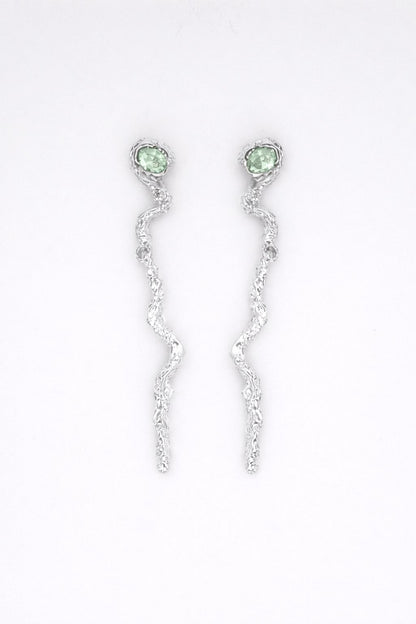 Deriva Earrings Silver Earrings Albert Coll 
