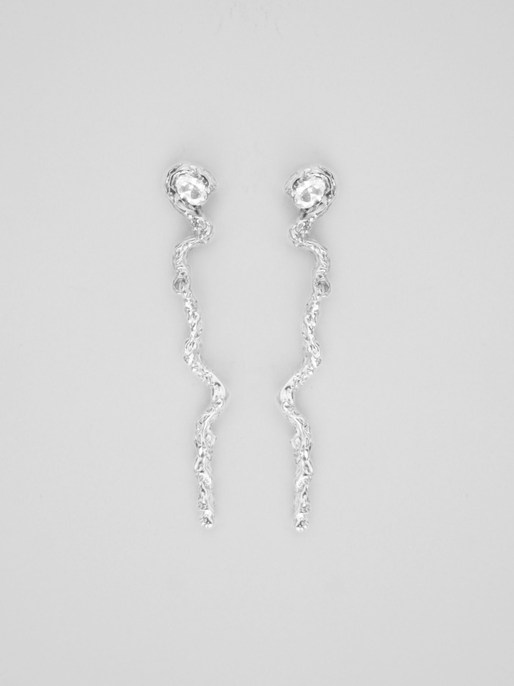 Deriva Earrings Silver Earrings Albert Coll 